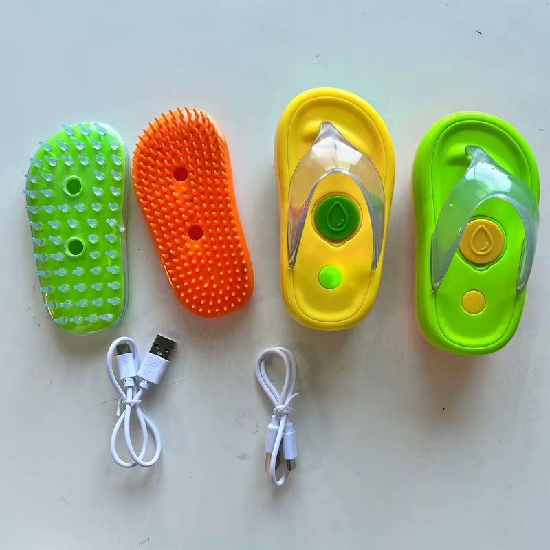 Pet Steam Comb Massage Brush Grooming Pet Steam Comb Cat Hair Brush Ergonomic Multifunctional Grooming Pet Deshedding Comb For