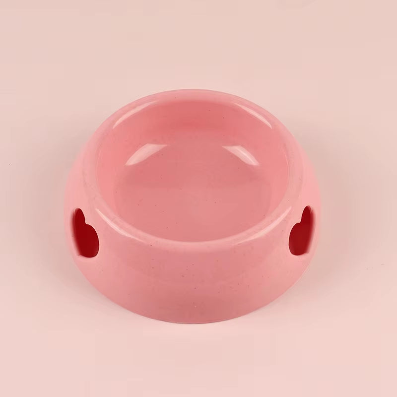 Supplies Dog Bowls and Rice Bowls Plastic Heart-Shaped Bowls Pet Bowls and Cat Food Bowls Wholesale