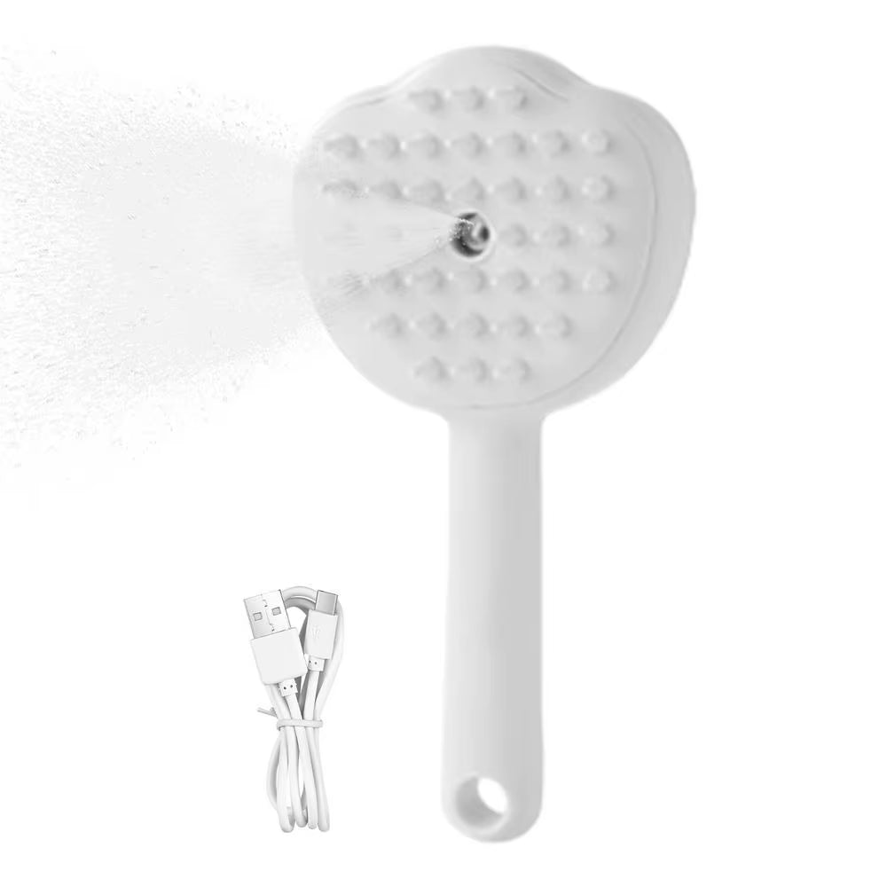 Steamy Cat Brush Electric Cat Brush with Steam Spray for Massage Pet Grooming Comb Hair Removal Combs