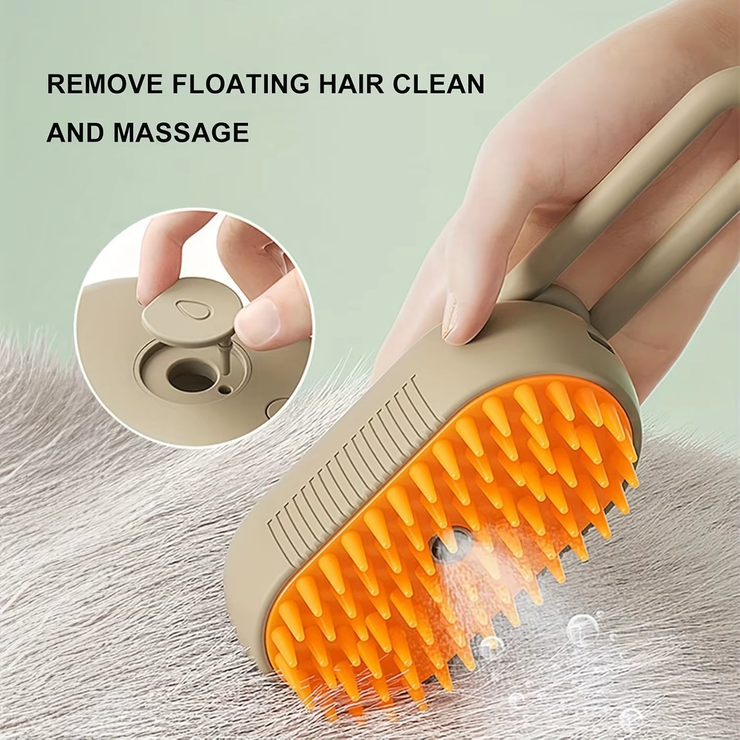 3 in 1 Cat Steam Brush, Pet Steam Groomer Comb, Cat Steam Brush for Cats Dogs, 2025 New Pet Steam Hair Steamy Brushes