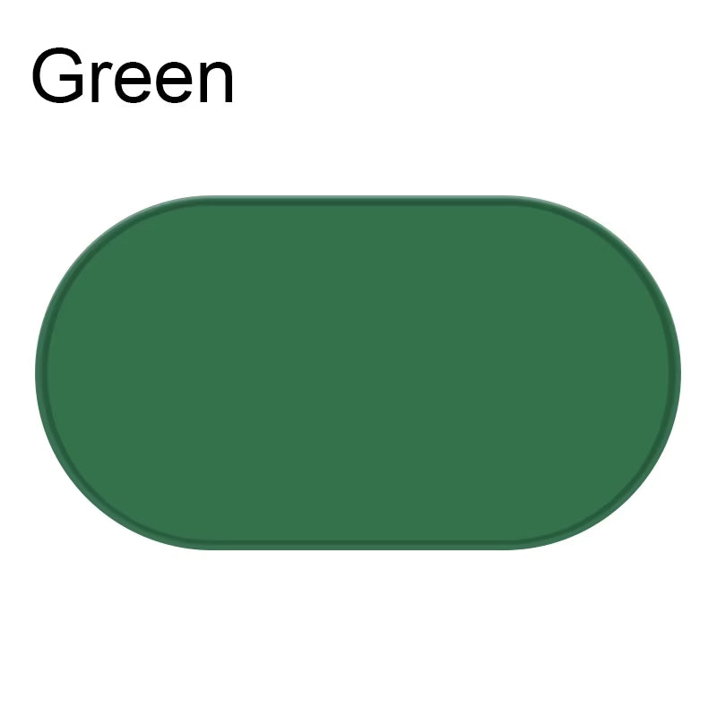 Dog Feed Mats Easy to Clean Non-Slip Pet Feeding Water Supplies Silicone Pet Bowl Mat Placemat Waterproof Prevent Spills