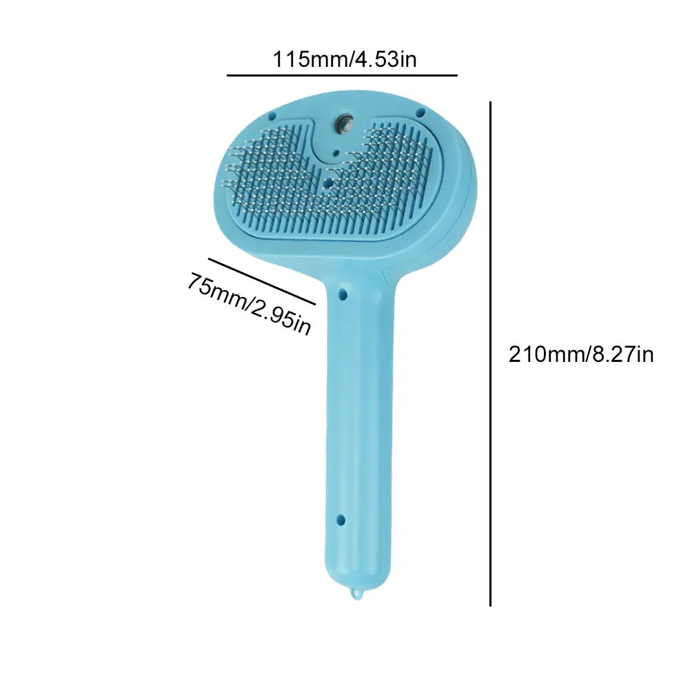 Cat Steam Brush Cat Grooming Brush Cat Shedding Comb Floating Hair Brush Dematting Comb for Small & Large Pets