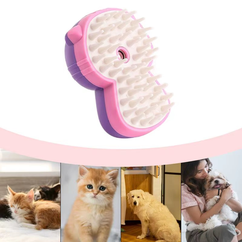 Cat Spray Brush Multifunctional Pet Steam Brush Cat Grooming Brush Dog Hair Brush Hair Removal Floating Hair Comb Massage Combs