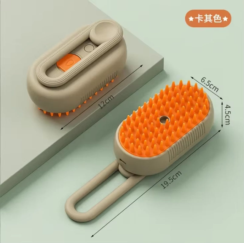 Pet Steam Brush Steam Cats Comb Electric Sprayer for Massage Wool Cat Brush Vaporizer Hair Removal Grooming Pets Accessories