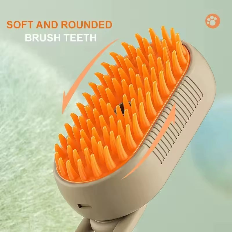 Pet Steam Brush Steam Cats Comb Electric Sprayer for Massage Wool Cat Brush Vaporizer Hair Removal Grooming Pets Accessories