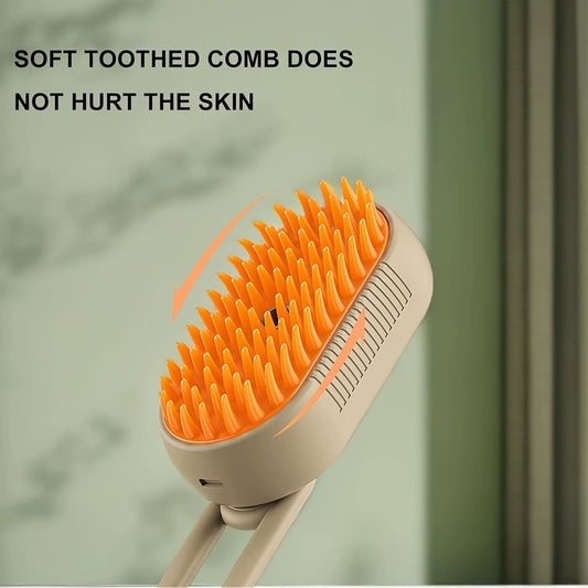 3 in 1 Cat Steam Brush, Pet Steam Groomer Comb, Cat Steam Brush for Cats Dogs, 2025 New Pet Steam Hair Steamy Brushes