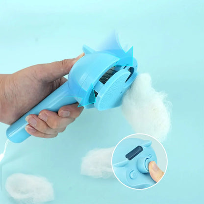 Cat Steam Brush Hair Remover Brush Multi-Function Cat Shedding Comb Floating Hair Brush Dematting Comb for Dogs Cats