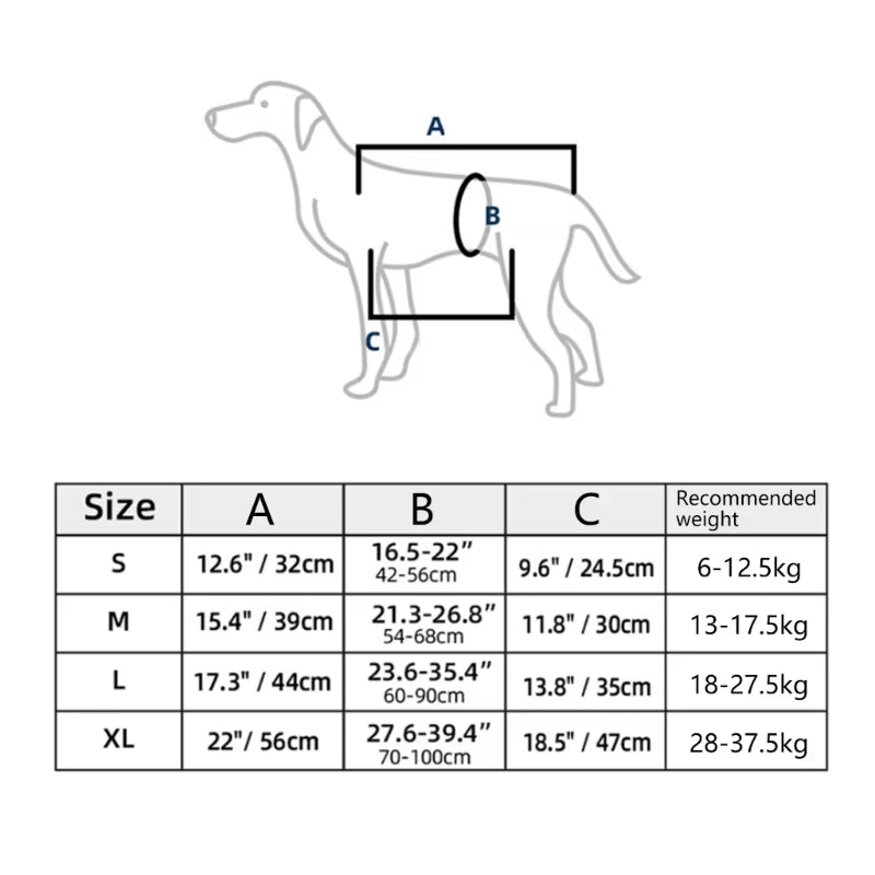 Dog Body Support Dog Lift Harness for Injured Elderly Dogs Disabled Pet Supplies