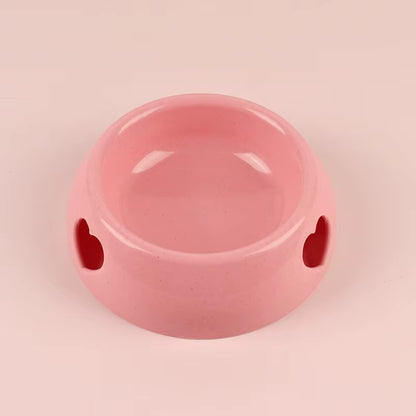 Supplies Dog Bowls and Rice Bowls Plastic Heart-Shaped Bowls Pet Bowls and Cat Food Bowls Wholesale
