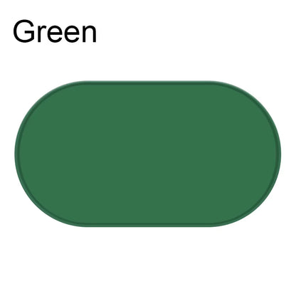 Dog Feed Mats Easy to Clean Non-Slip Pet Feeding Water Supplies Silicone Pet Bowl Mat Placemat Waterproof Prevent Spills