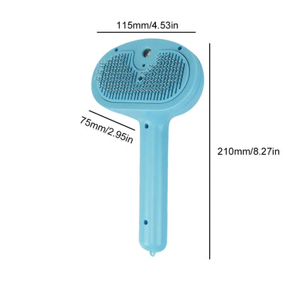 Cat Steam Brush Hair Remover Brush Multi-Function Cat Shedding Comb Floating Hair Brush Dematting Comb for Dogs Cats