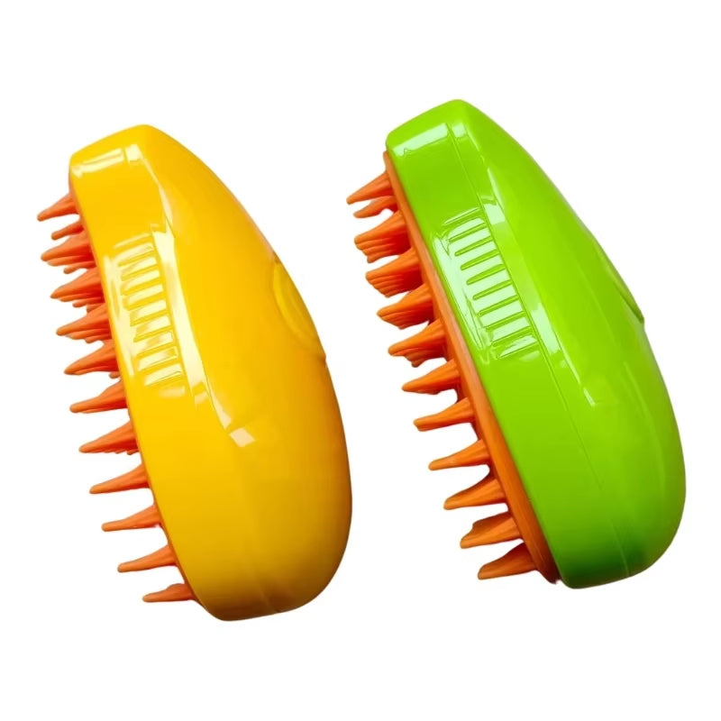 3 in 1 Cat Steam Brush Spray Water Spray Kitten Pet Comb Soft Silicone Depilation Cat Bath Hair Brush Grooming Supplies