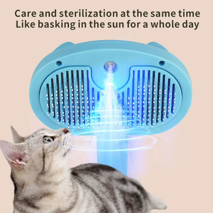 Cat Steam Brush Hair Remover Brush Multi-Function Cat Grooming Brush Floating Hair Brush Dematting Comb for Dogs Cats